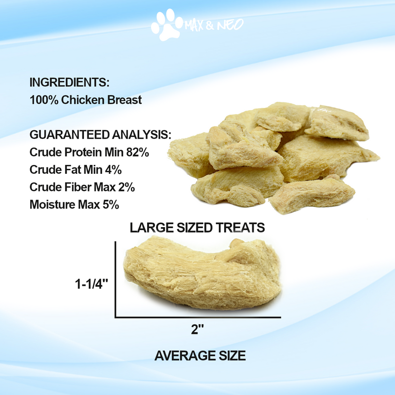 Freeze Dried Chicken Breast Dog Treats