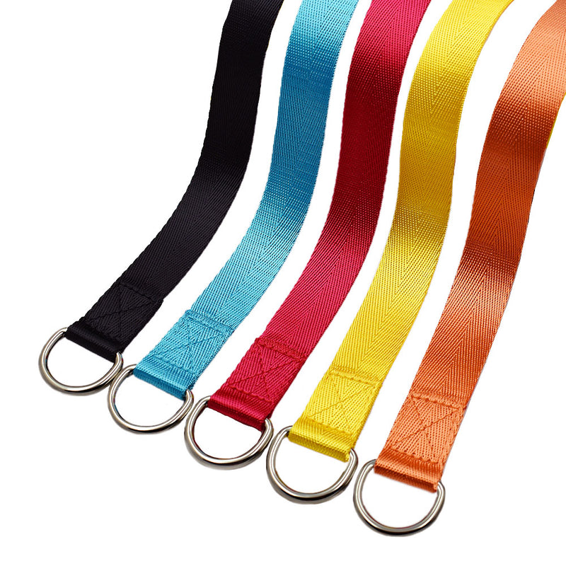 25 Pack - Mixed Color - 6 FT Nylon Flat Slip Lead