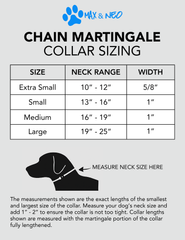 Martingale Chain Dog Collar