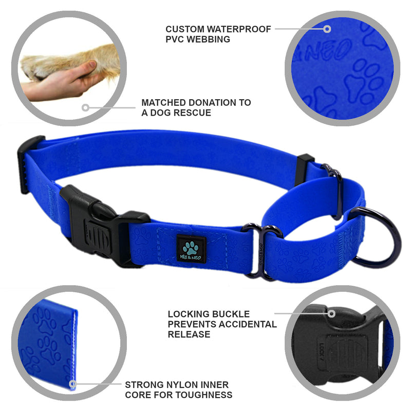 Waterproof Martingale Dog Collar