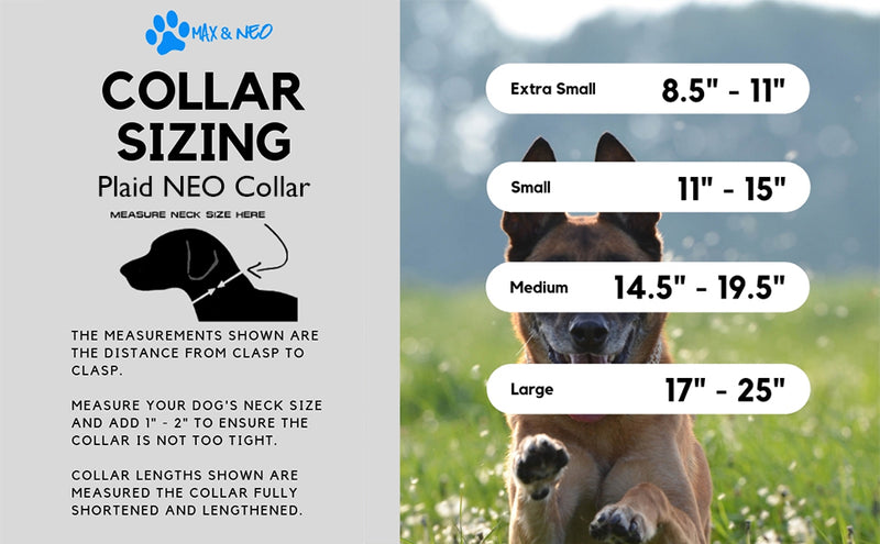 The NEO Dog Collar - Plaid