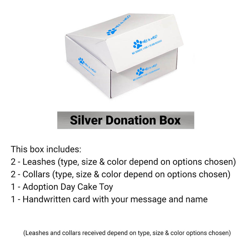 Silver Donation Box