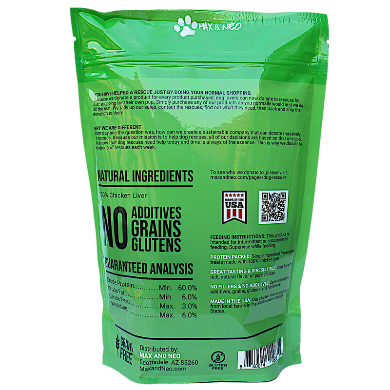 Freeze Dried Chicken Liver Dog Treats