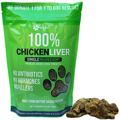 Freeze Dried Chicken Liver Dog Treats