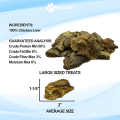 Freeze Dried Chicken Liver Dog Treats