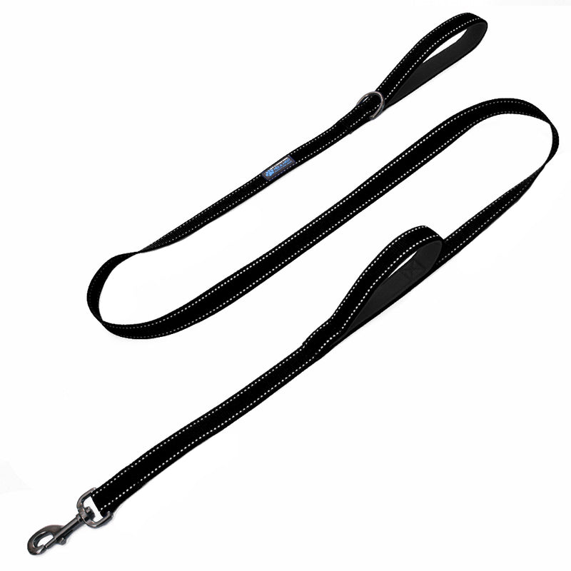 Black Max and Neo double handle dog leash
