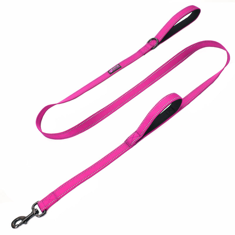 Dog Lead Line Double Handle Dog Lead Double Handle Nylon Dog Leash