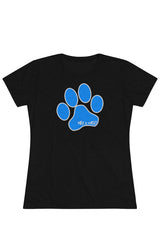 Women's Fitted Max & Neo Paw Faded Triblend T-Shirt