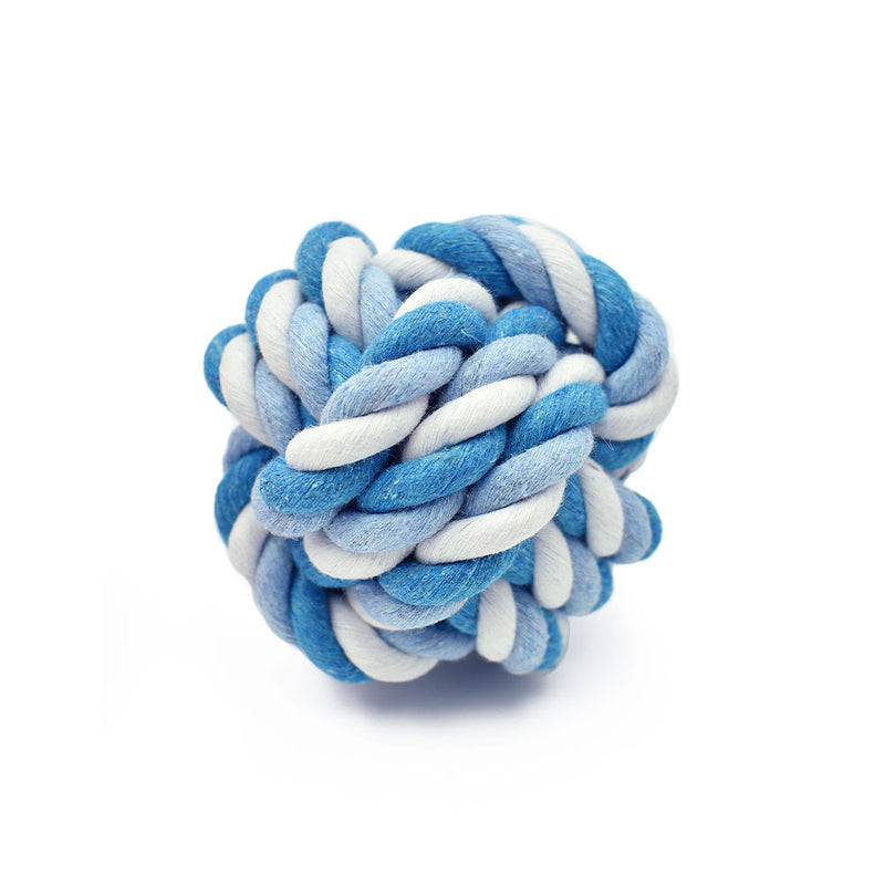 Heavy Chewer Rope Ball Toys - 3 Pack