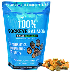 Freeze Dried Wild Caught Sockeye Salmon Dog Treats