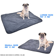 Sherpa Fleece & Nylon Waterproof Dog Blanket