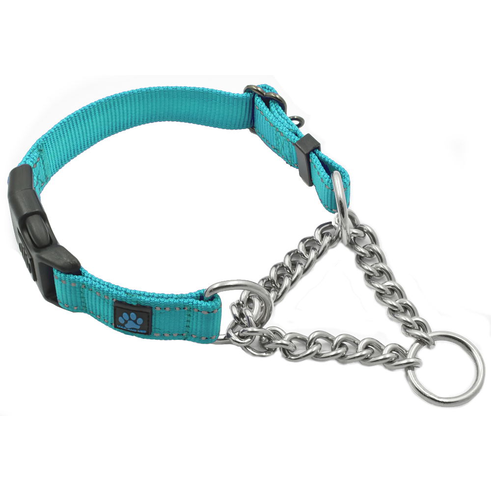 Martingale Chain Dog Collar Max And Neo Martingale chain dog collar max and neo