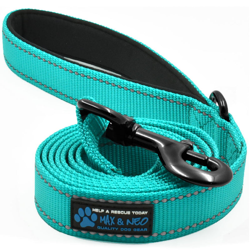 6 FT x 1" Wide Nylon Reflective Dog Leash